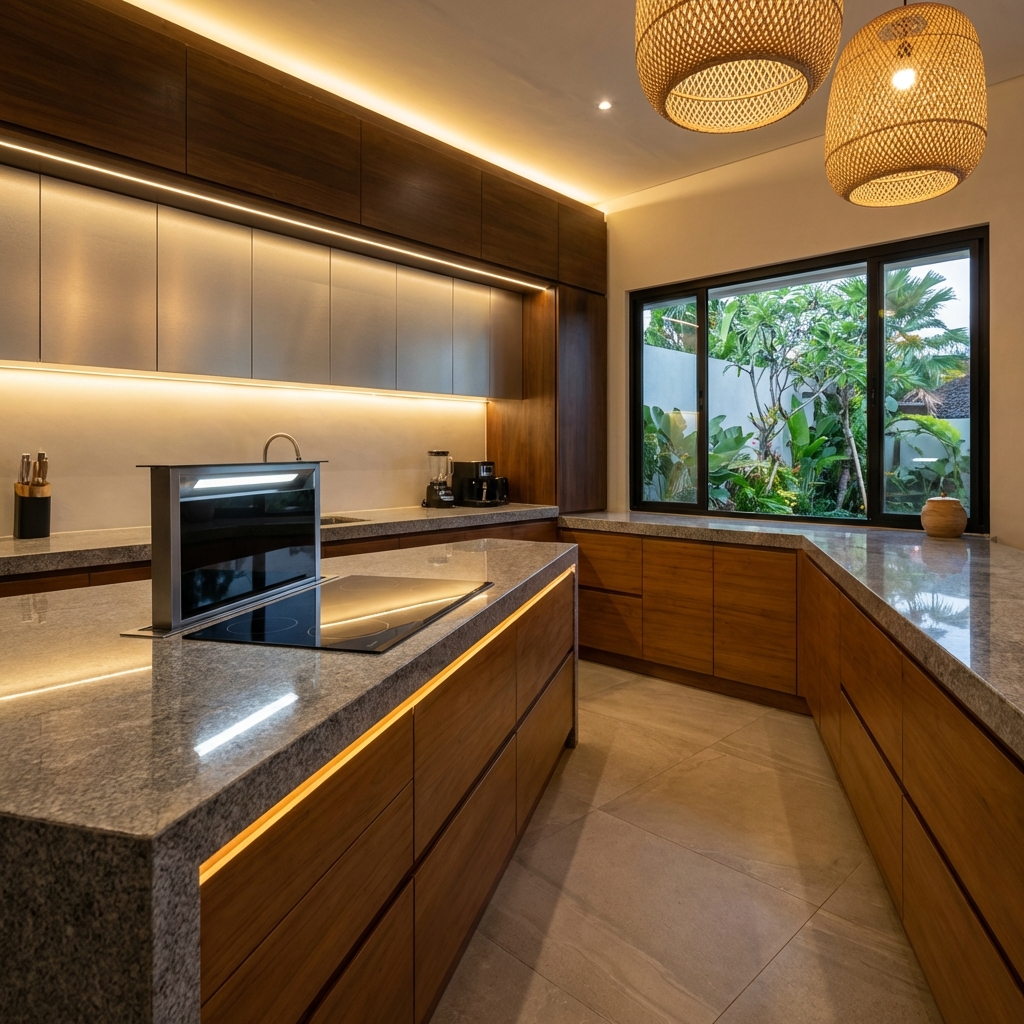 Inspirasi Kitchen Set Modern untuk Rumah Minimalis di Karawang